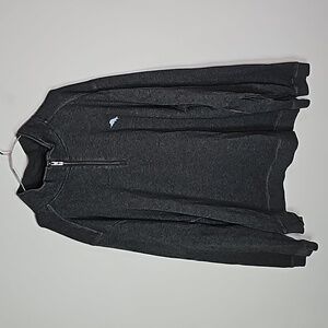 Tommy Bahama gray XXXL half zip sweater
